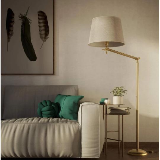 klasicky obciansky nastavitelna stojaca lampa osvetlenie obyvacia izba mediteransky americky elegantny lampa osvetlenie otacacia zlata bronz med sachty vila zamok pohovka salon.jpg